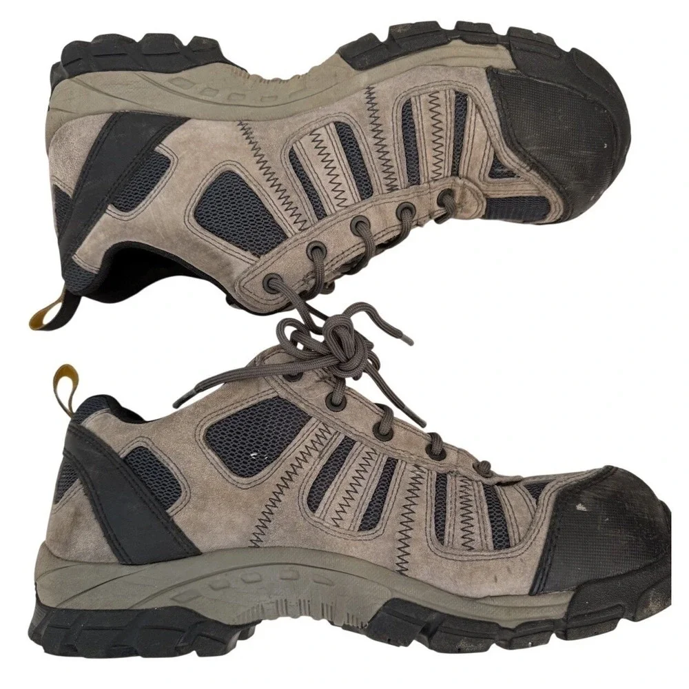 Carhartt Waterproof Mens Work Hiking‎ Boots Brown Suede Mesh Lace Up Size 10